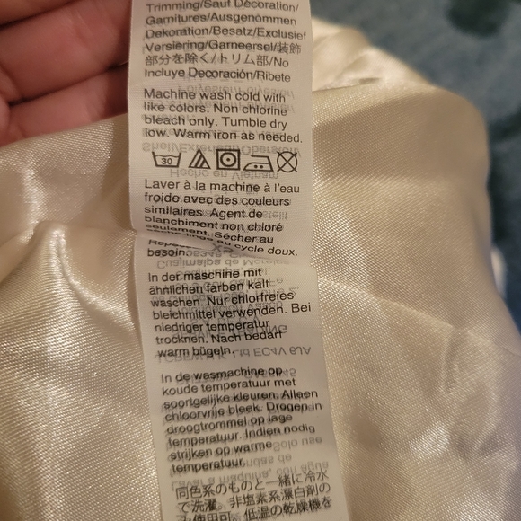 Jcrew Mercantile Cream Sherpa Bomber jacket XS - Picture 3 of 5